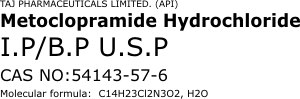 Metoclopramide Hydrochloride IP /BP / USP - CAS 54143-57-6