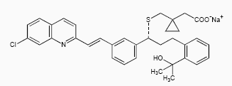 Montelukast Sodium Formula C35H36ClNO3S 
