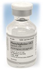 Phenylephrine or Neo-Synephrine is an α1-adrenergic receptor agonist used primarily as a decongestant,