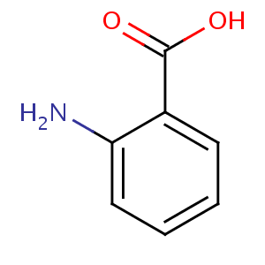 Anthranilic acid  formula C7H7NO2