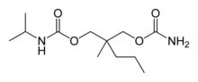 carisoprodol  CAS number 78-44-4,Formula C12H24N2O4  