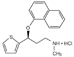 Duloxetine HCl Formula C18H19NOS 