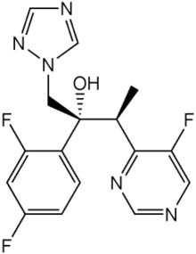 Voriconazole Formula C16H14F3N5O 