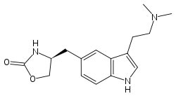 Zolmitriptan Formula C16H21N3O2  