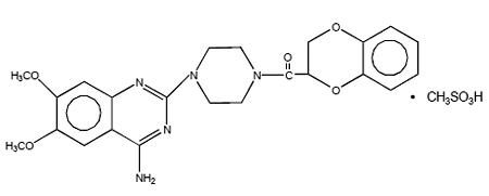 Doxazosin Mesylate Formula C23H25N5O5 