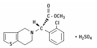 Clopidogrel Bisulfate Formula C16H16ClNO2S,CAS number 135046-48-9