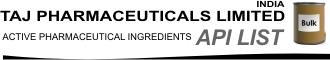 bulk pharma chemical list